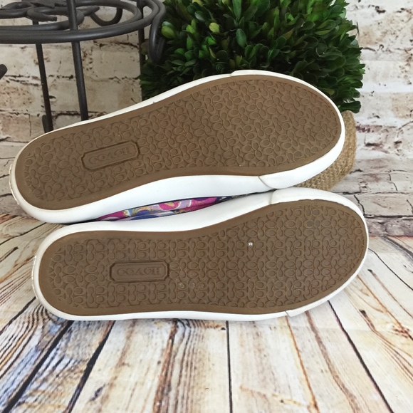 Coach Women's Barrett Blue Sneakers - Picture 6 of 8